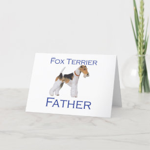 Wire Fox Terrier Fars dag Kort