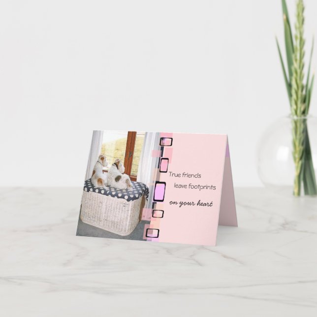 Wire Fox Terrier Hälsning Kort (Framsida)