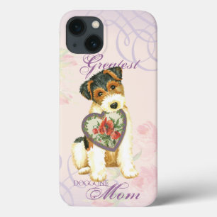 Wire Fox Terrier Heart Mamma