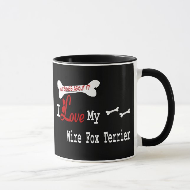 Wire Fox Terrier (I Kärlek) Mugg (Höger)