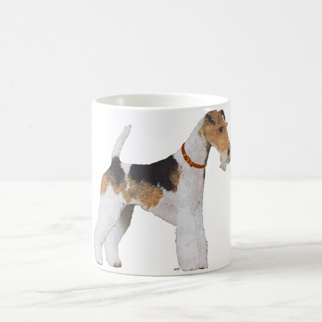 Wire Fox Terrier Kaffemugg (Center)