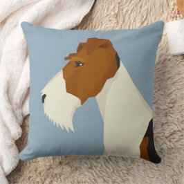 Wire Fox Terrier Kudde