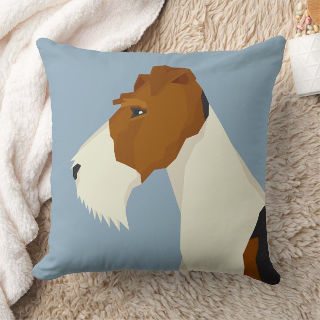 Wire Fox Terrier Kudde (Filt)