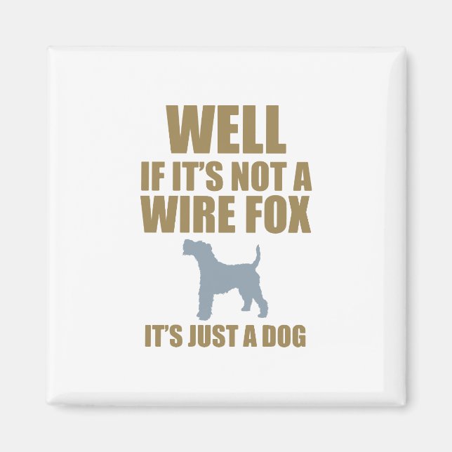 Wire Fox Terrier Magnet (Framsidan)