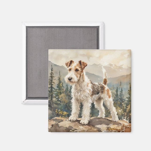 Wire Fox Terrier Magnet (Front/Back)