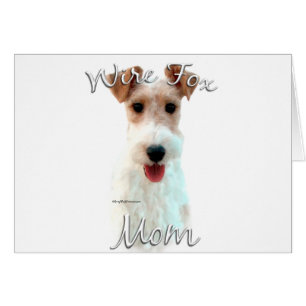 Wire Fox Terrier Mamma 2 Hälsningskort