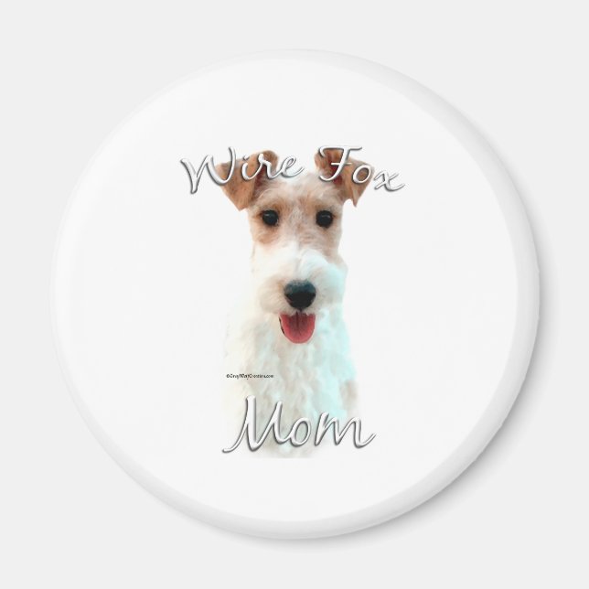 Wire Fox Terrier Mamma 2 Magnet (Framsidan)