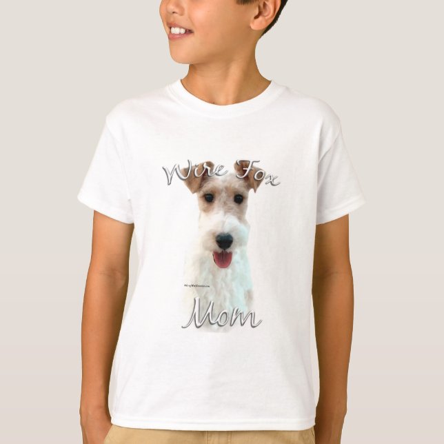 Wire Fox Terrier Mamma 2 T-shirt (Framsida)