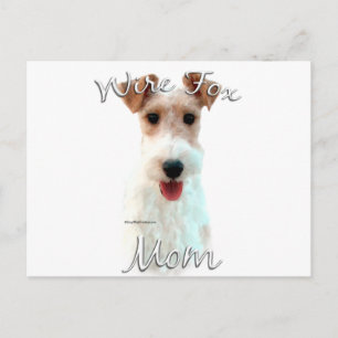 Wire Fox Terrier Mamma 2 Vykort