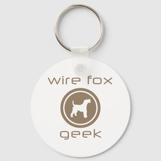 Wire Fox Terrier Nyckelring (Framsida)