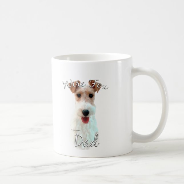 Wire Fox Terrier Pappa 2 Kaffemugg (Höger)