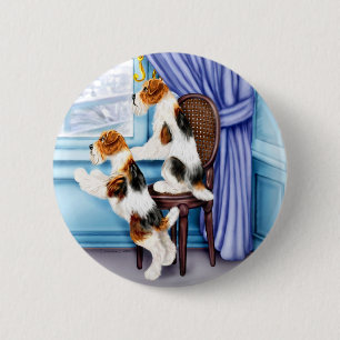Wire Fox Terrier Parlor Pals Knapp