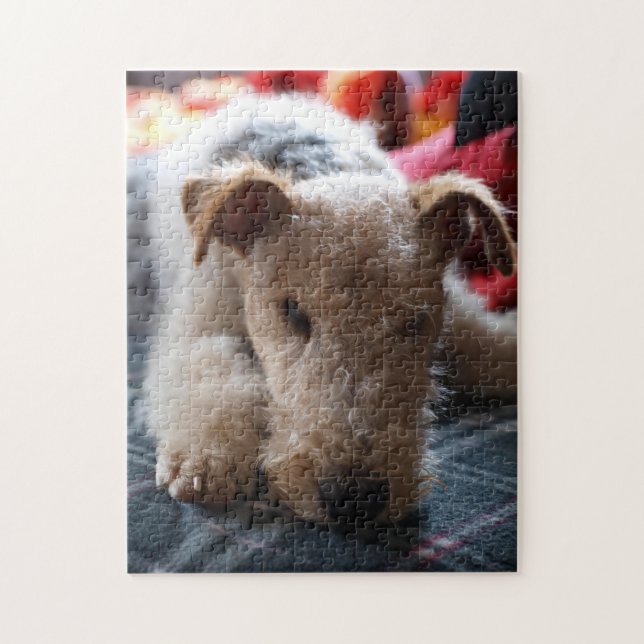 Wire Fox Terrier Pussel (Vertikal)