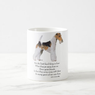 Wire Fox Terrier Regnbågsbron Kaffemugg