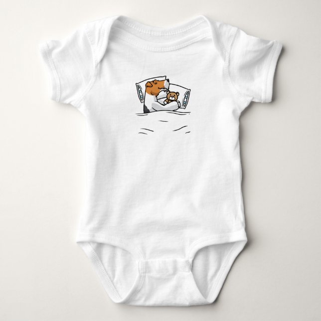 Wire Fox Terrier Sleep Shirt T (Framsida)