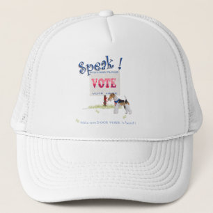 Wire Fox Terrier Voting Voice Truckerkeps
