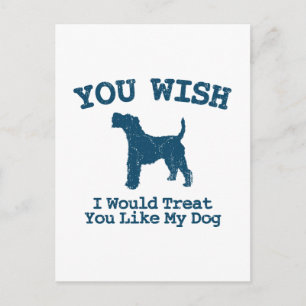 Wire Fox Terrier Vykort
