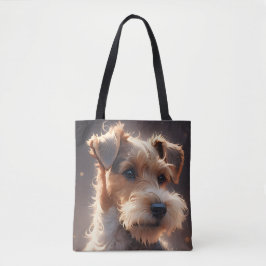 Wire Hair Fox Terrier Twilight Tygkasse