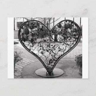 Wire Heart Vykort
