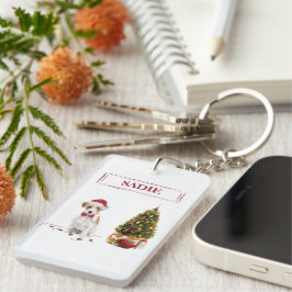 Wire Hred Jack Russell Hund från julen