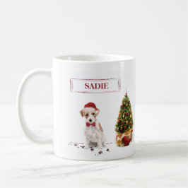 Wire Hred Jack Russell Hund från julen Kaffemugg