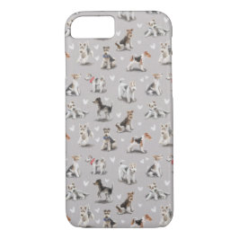 Wire Hved Fox Terrier iphone case