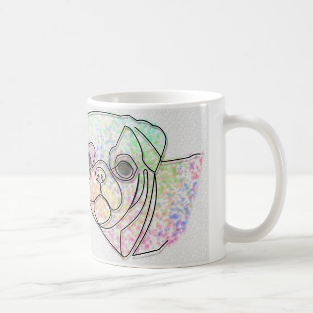 Wire Pug Kaffemugg (Höger)