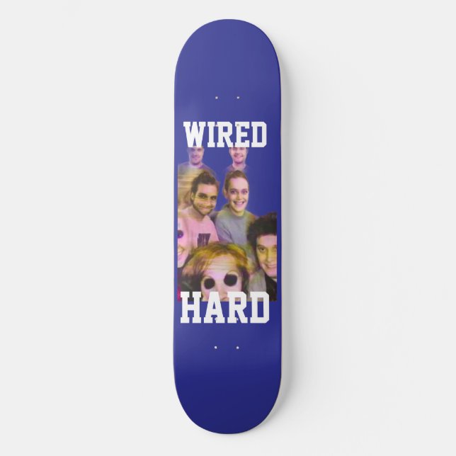 WIRED Decks 01 Mini Skateboard Bräda 18,5 Cm (Framsida)