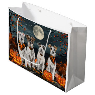 Wirefox Terrier Halloween Spooky