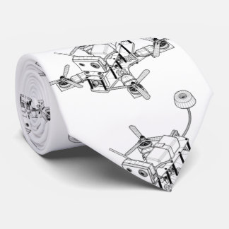 Wireframe teckning av ett Quadcopter surr Slips