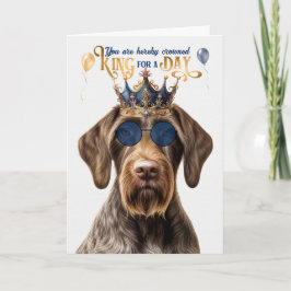 Wirehair Pekinter Hund for Day Funny Birthday Kort