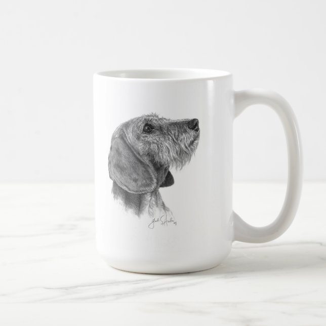 Wirehair taxmugg kaffemugg (Höger)