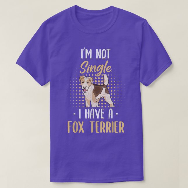 Wirehaired Fo Terrier Dog691  T Shirt (Design framsida)
