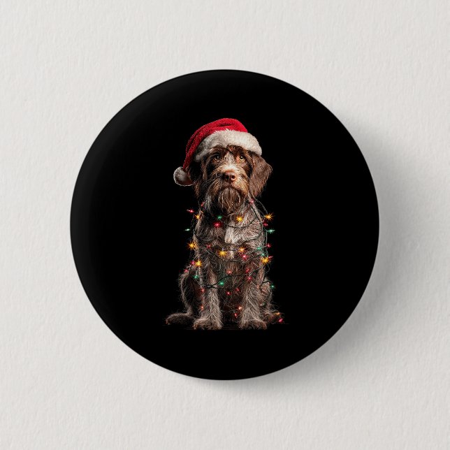 Wirehaired Inting Griffon Christmas Graphics Dog L Knapp (Framsida)
