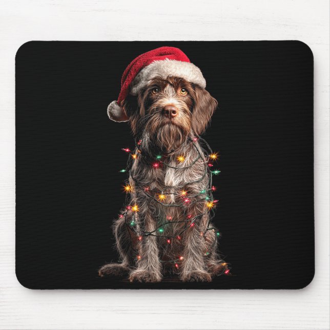 Wirehaired Inting Griffon Christmas Graphics Dog L Musmatta (Framsidan)