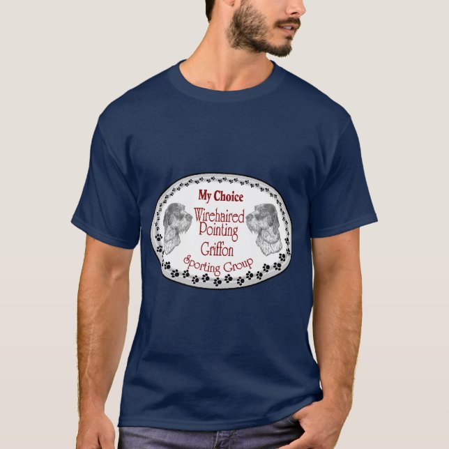 Wirehaired peka Griffon gåvor T Shirt (Framsida)