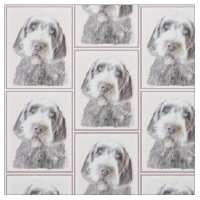 Wirehaired peka Griffon målning - hundkonst