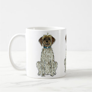 Wirehaired peka mugg för Griffon hundkaffe