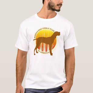 Wirehaired Vizsla klubb av den Amerika T-tröja T Shirt
