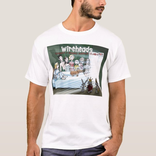 Wireheads: Till och med hemliga Zombiekaniner Tee Shirt (Framsida)