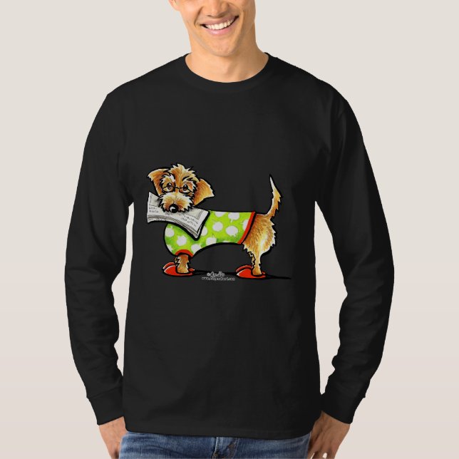 Wirehsted Dachshund Land Apple T Shirt (Framsida)