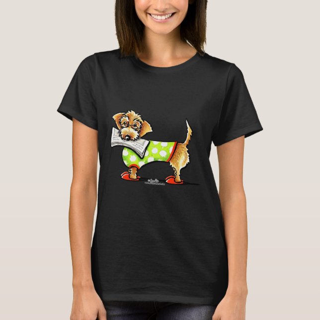Wirehsted Dachshund Land Apple T Shirt (Framsida)