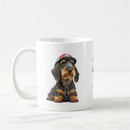 Wirehsted Dachshund Rescuer Kaffemugg