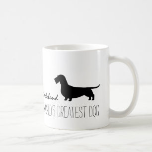 Wirehsted Dachshund Världsmästare Hund Anpassnin Kaffemugg