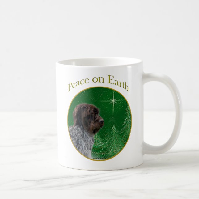 Wirehsted Pointing Griffon Peace Kaffemugg (Höger)