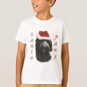 Wirehsted Pointing Griffon Santa Tassar Tee
