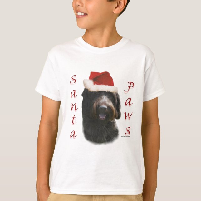 Wirehsted Pointing Griffon Santa Tassar Tee (Framsida)