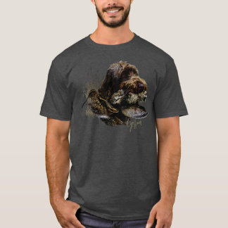Wirehsted Pointing Griffon Woodjakt T Shirt