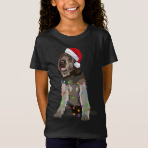 Wirehted Pointing Griffon jul Ljus Julafton T Shirt