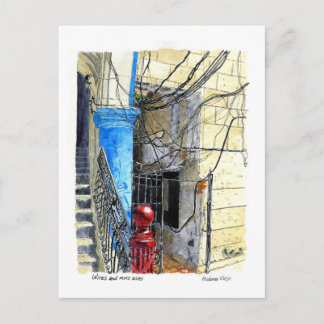 Wires and More Wires, Old Havana, Kuba Vykort